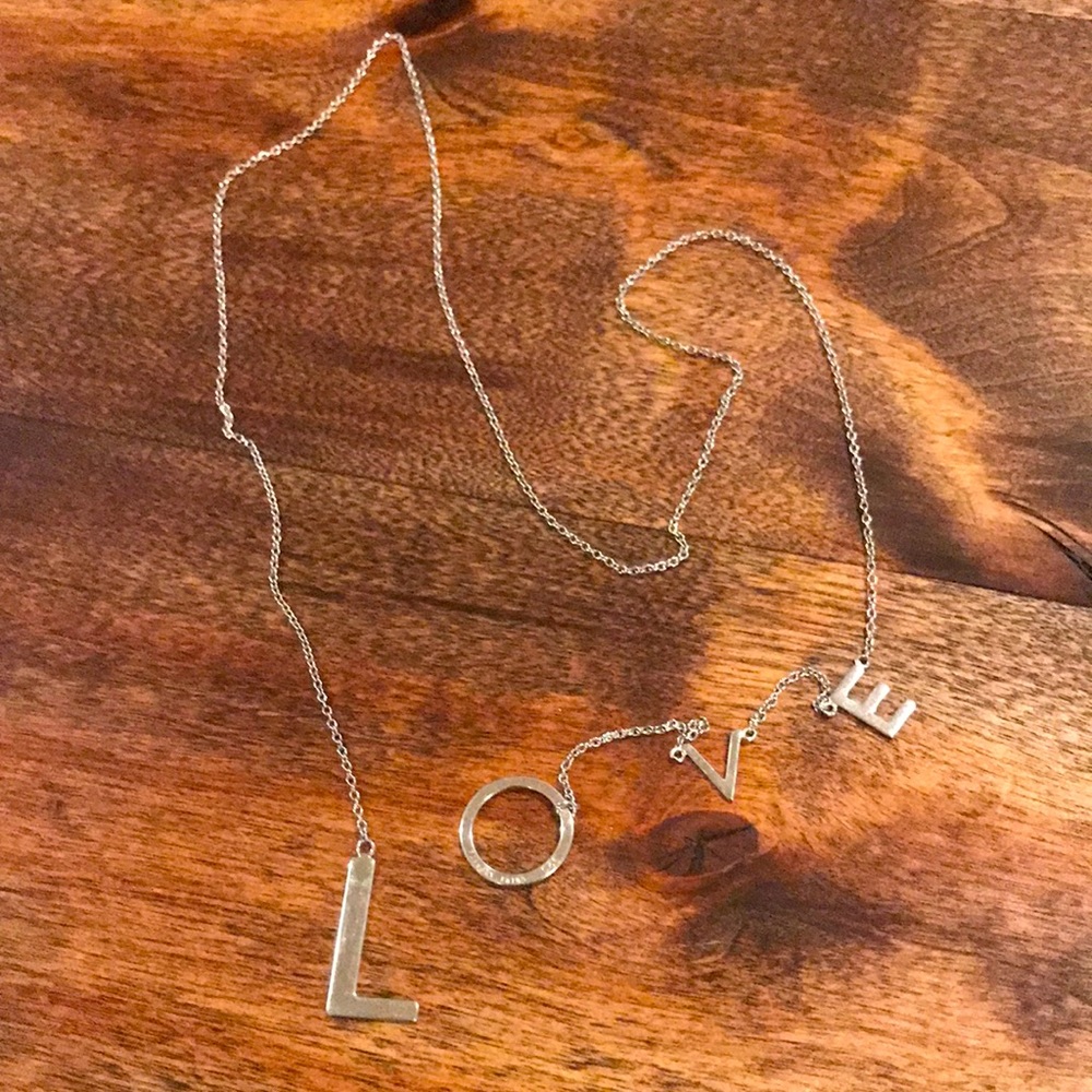 Sterling Silver Love Necklace❣️ - Picture 2 of 4